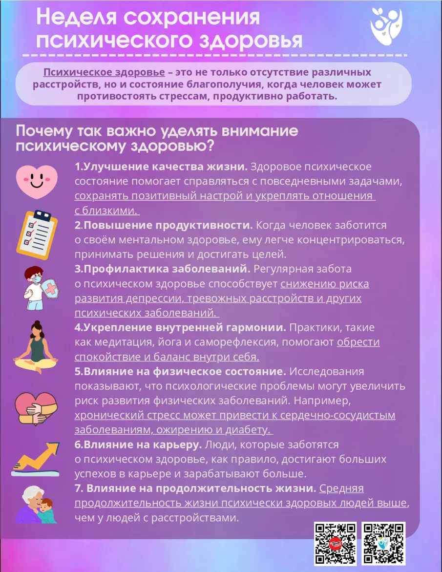 Неделя сохранения психического здоровья